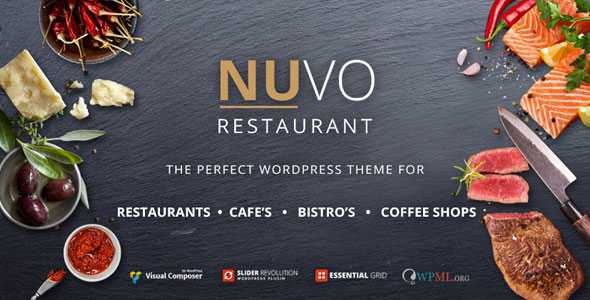 NUVO v3.0 - Restaurant, Cafe & Bistro Wordpress Theme