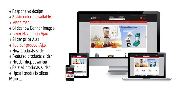 ELEC STORE - RESPONSIVE MAGENTO THEME