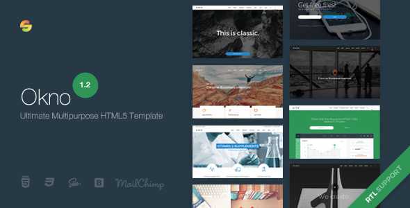 Okno v1.2 - Ultimate Multipurpose HTML5 Template