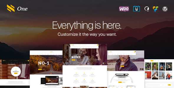 One v1.2 - Business Agency Events WooCommerce Theme