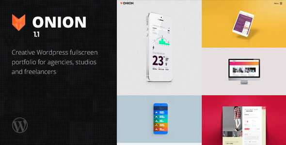 Onion - Responsive Wordpress Portfolio Theme