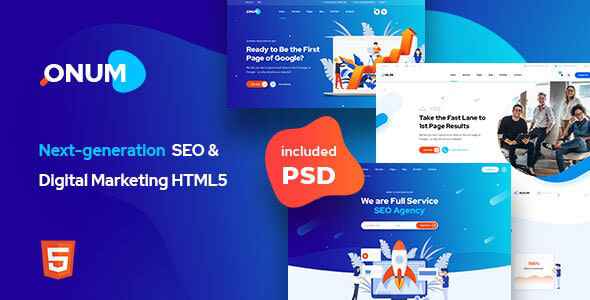 Onum v1.0 - SEO & Marketing HTML5 Template