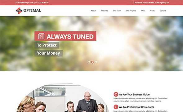 Optimal – Creativemarket Premium Theme For Business
