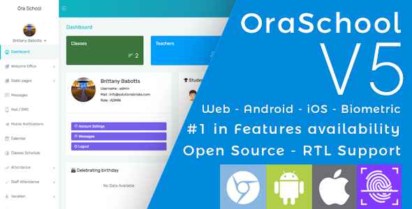 Ora School Suite v5.0 - Ultimate school management system