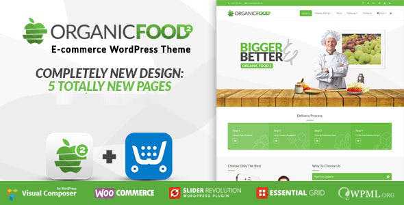 Organic Food v1.2.1 - Farm & Food Business Eco WordPress Theme