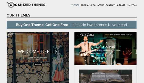OrganizedThemes Wordpress Themes Pack