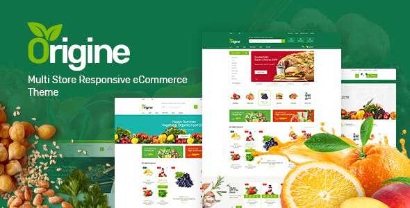 Origine v1.0 - Organic Opencart Theme