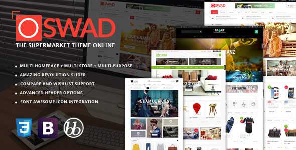Oswad - Responsive Supermarket Online Theme