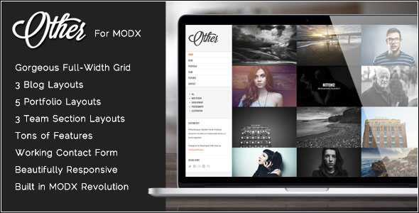 Other - Themeforest Creative Photography MODX Theme