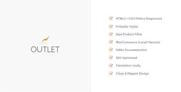 Outlet - Themeforest Multi-Purpose WooCommerce Theme