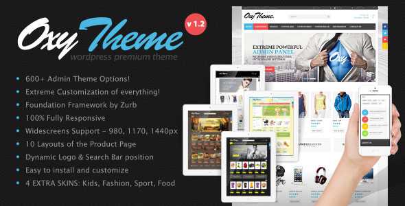 OXY v1.2 - Multi-Purpose Responsive WooCommerce Theme