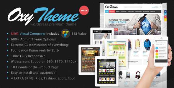 OXY v1.3 - Multi-Purpose Responsive WooCommerce Theme