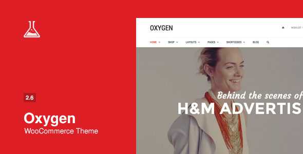 Oxygen v2.6.2 - WooCommerce WordPress Theme