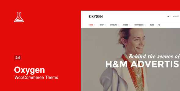 Oxygen v.9.1 - WooCommerce WordPress Theme