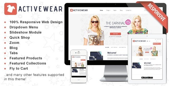 ACTIVEWEAR V1.2 - RESPONSIVE SHOPIFY THEME