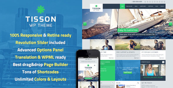 TISSON V1.2.5 - THEMEFOREST PREMIUM WORDPRESS THEME