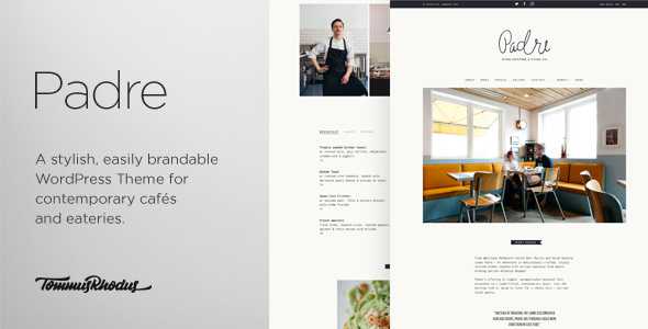 Padre v1.0.6 - Cafe & Restaurant WordPress Theme