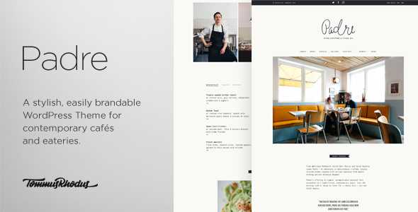 Padre v1.0.9 - Cafe & Restaurant WordPress Theme