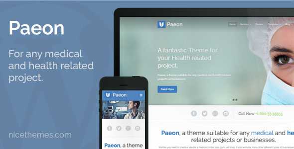 Paeon - Themeforest Medical WordPress Theme