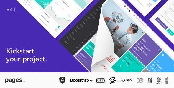 Pages v4.1 - Admin Dashboard Template with Angular 6, Bootstrap 4 & HTML
