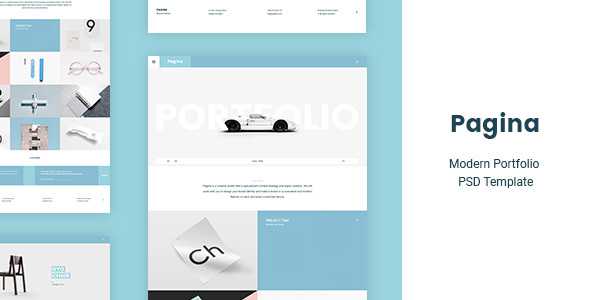 Pagina - Creative Portfolio PSD Template