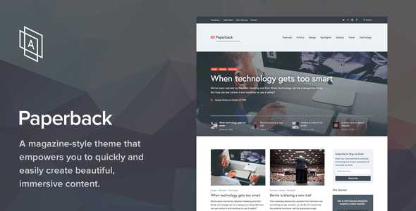 Paperback v1.5.6 - Magazine WordPress Theme