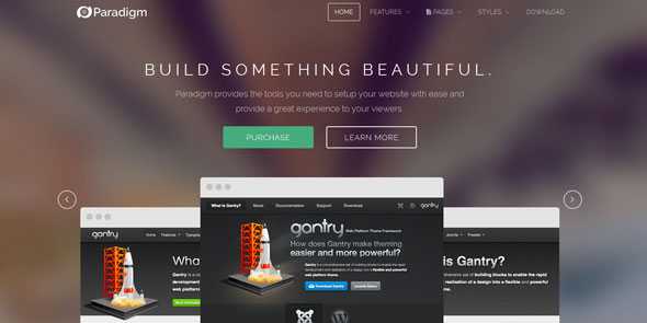 Paradigm - Rockettheme Wordpress Theme