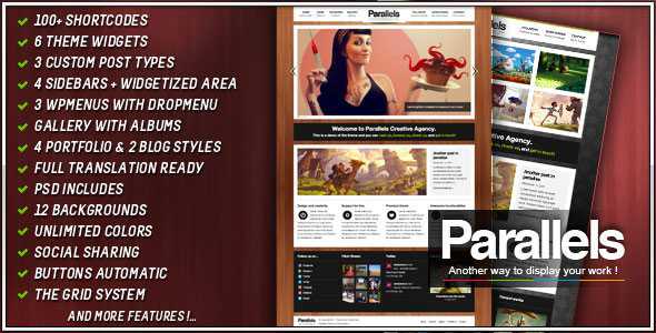 Parallels Themeforest Premium Wordpress