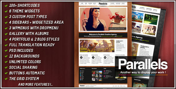 PARALLELS THEMEFOREST PREMIUM WORDPRESS