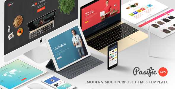Pasific v1.0.5 - Multipurpose HTML5 Template