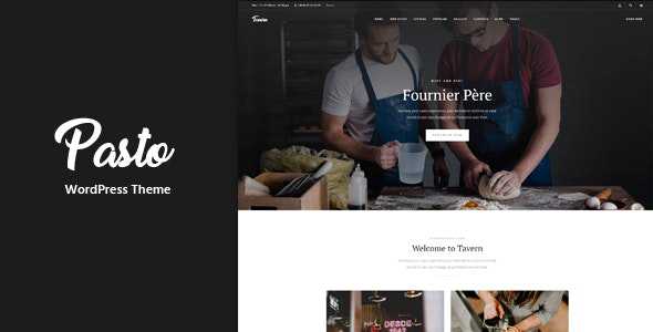 Pasto v1.0.0 - Restaurant & Cafe Responsive WordPress Theme