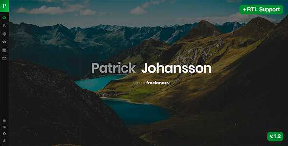 Patrick v1.2 - Personal vCard / Resume / CV Template
