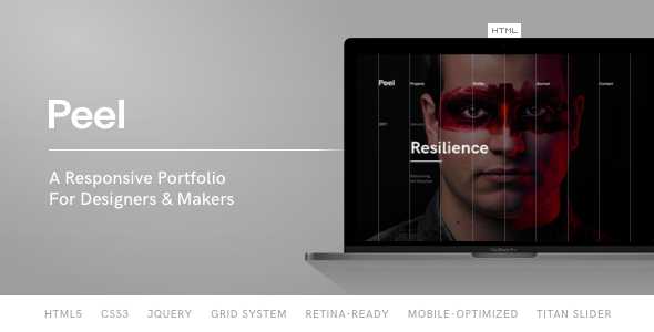 Peel - Portfolio Template For Creatives