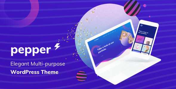 Pepper v1.4 - Elegant Multi Purpose WordPress Theme