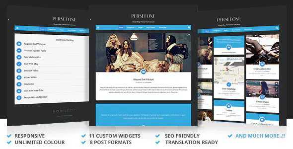 Persefone v1.1.6 - Responsive WordPress Blog Theme
