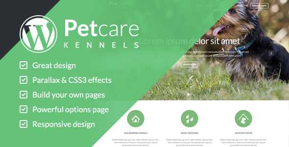 Pet Care v1.2 - Dog Kennels Wordpress Themes