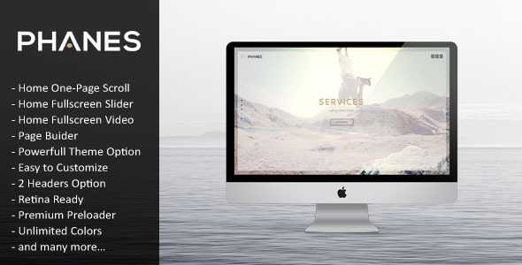 Phanes - Responsive Multipurpose WordPress Theme