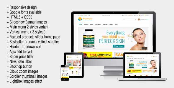 Pharmacy - Themeforest Responsive Magento Theme