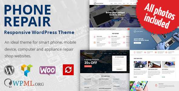 Phone Repair v1.6.8 - Mobile, Cell Phone and Computer Repair Wordpress Theme