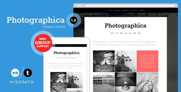 Photographica v1.3 - Portfolio Tumblr Theme