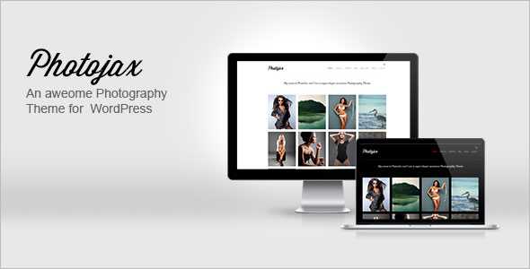 Photojax - Themeforest Minimalist AJAX Photography Portfolio