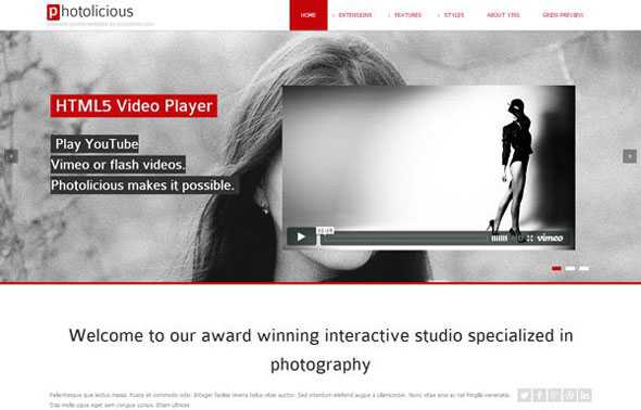 Photolicious YouJoomla Template