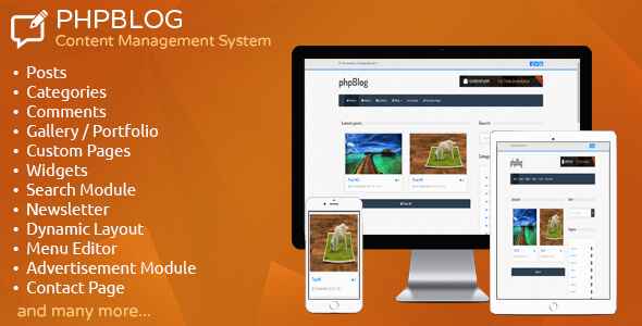 phpBlog v1.2 - Content Management System