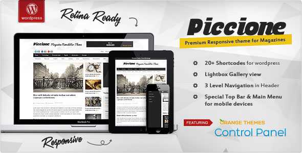 Piccione v1.1.8 - Responsive News/Magazine Theme
