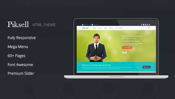Piksell - Creativemarket Multipurpose html Template