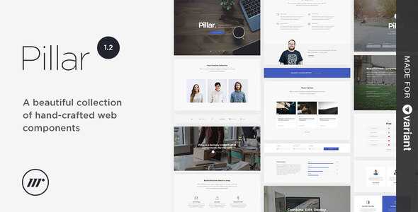Pillar Multipurpose HTML with Page Builder