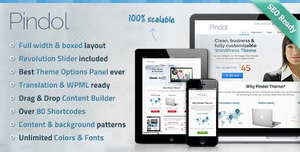 Pindol Themeforest Premium WordPress Theme