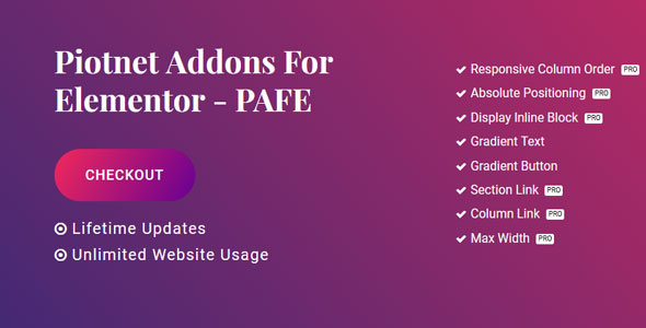 Piotnet Addons Pro For Elementor v7.1.12