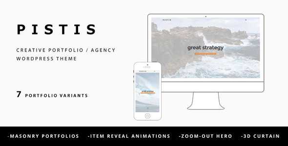 Pistis v1.7.0 - Creative Portfolio / Agency WP Theme