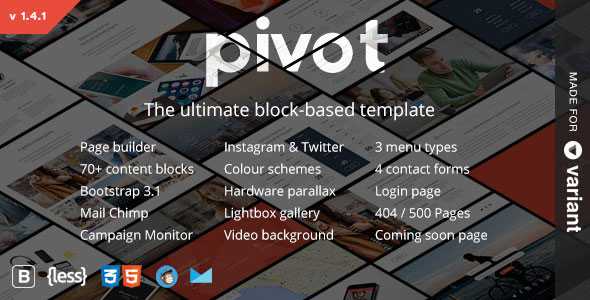 Pivot - Responsive Multipurpose HTML with Builder